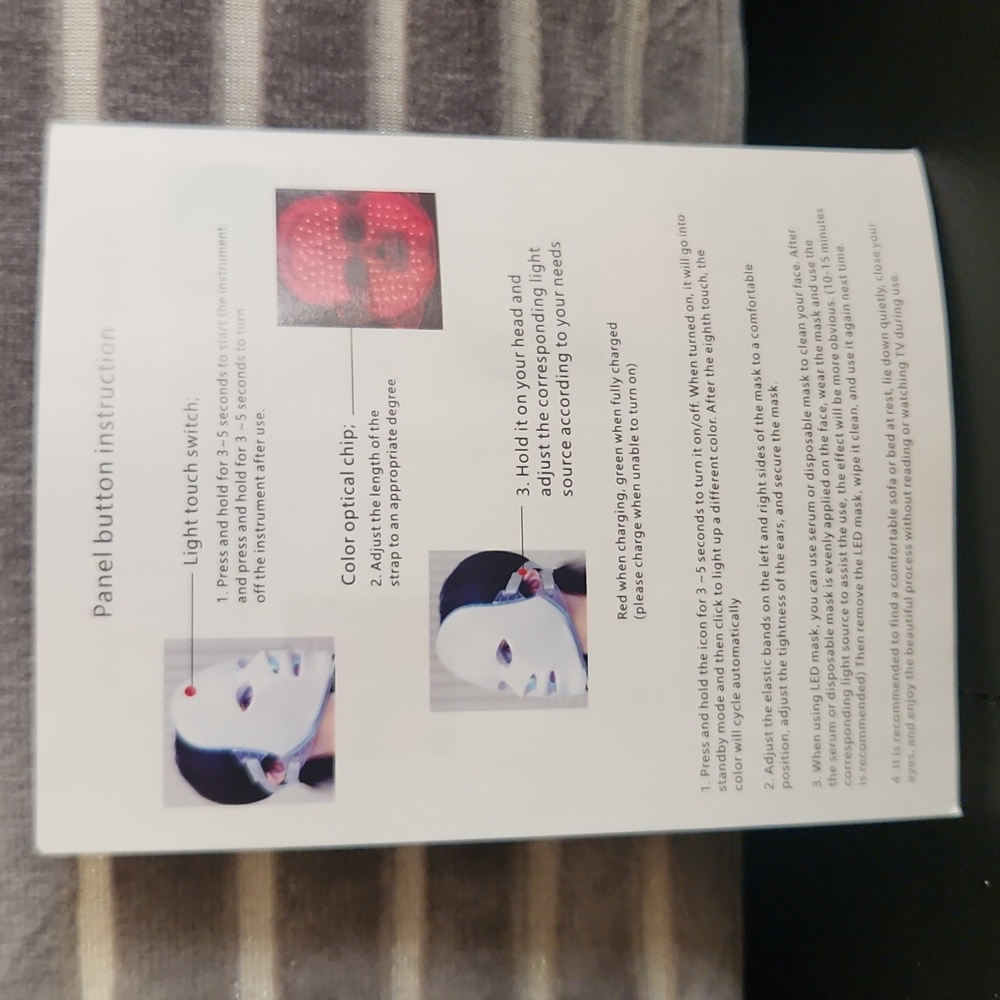 White LED Facial Mask - Picture 2 of 6